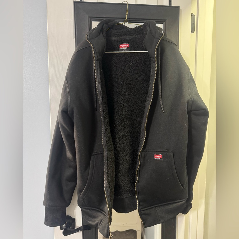 Wrangler Workwear Sherpa lined zip up